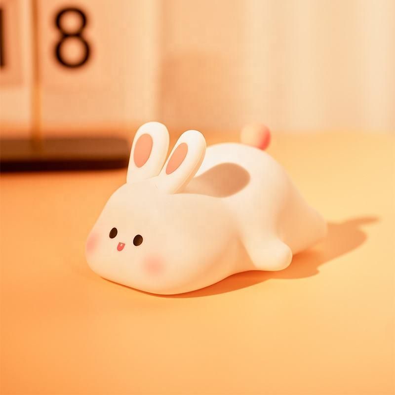Kawaii Cute Bunny Night Lamp USB Rechargeable